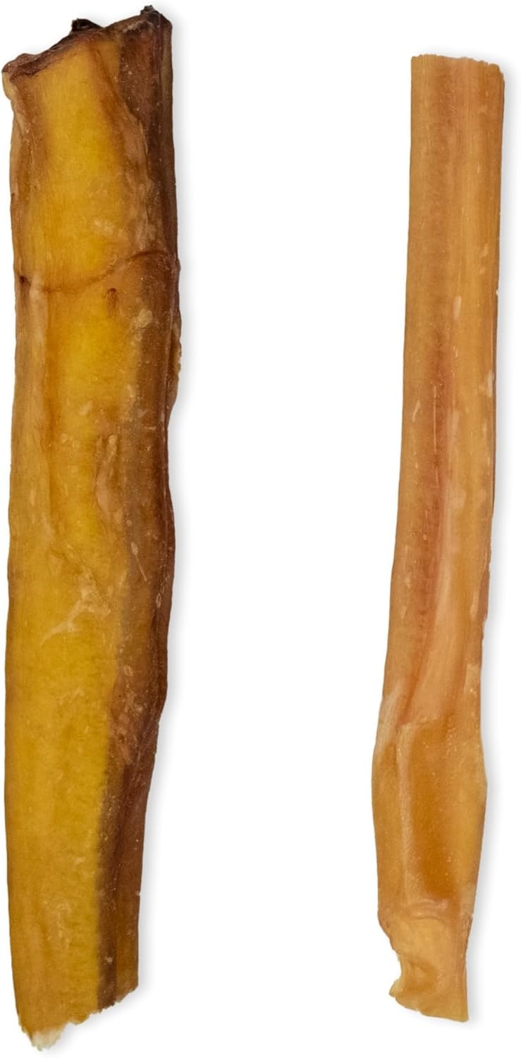 image:imageGigaBite Bully Sticks for Dogs All Natural Beef Pizzle Dog Chews Odor amp Rawhide Free Dog Treats Long Lasting High Protein Chews Digestible Dental Dog Treat Sticks Regular 6 1 PoundBully Sticks