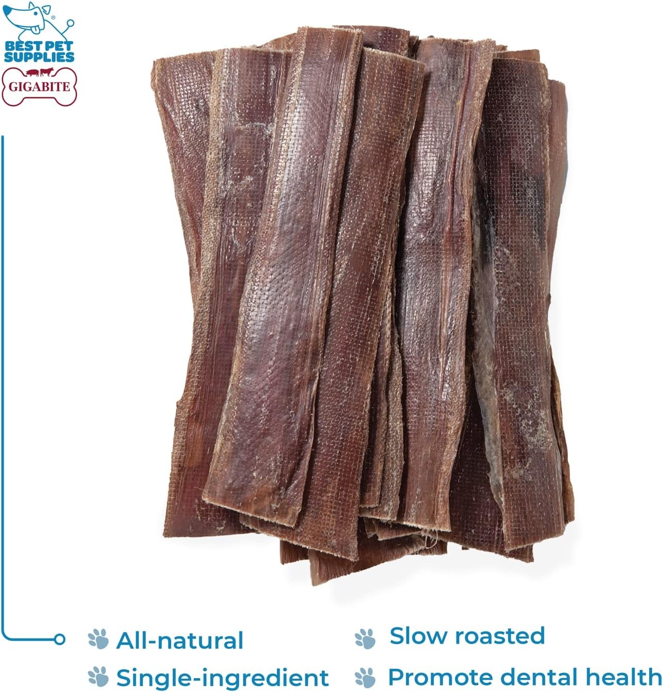 image:imageGigaBite Bully Sticks for Dogs All Natural Beef Pizzle Dog Chews Odor amp Rawhide Free Dog Treats Long Lasting High Protein Chews Digestible Dental Dog Treat Sticks Regular 6 1 PoundEsophagus Strips