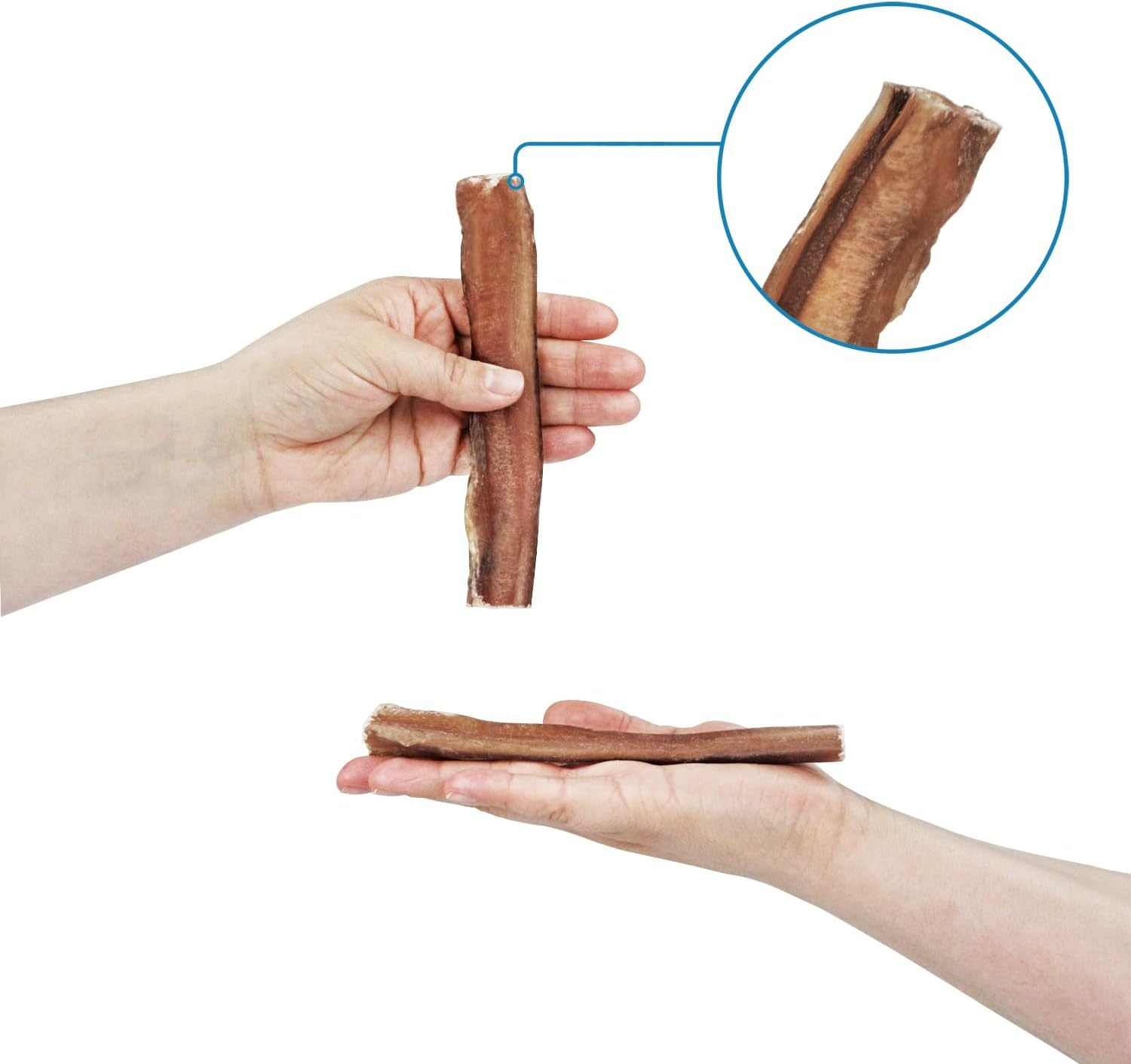 image:imageGigaBite Bully Sticks for Dogs All Natural Beef Pizzle Dog Chews Odor amp Rawhide Free Dog Treats Long Lasting High Protein Chews Digestible Dental Dog Treat Sticks Regular 6 1 PoundEsophagus Sticks