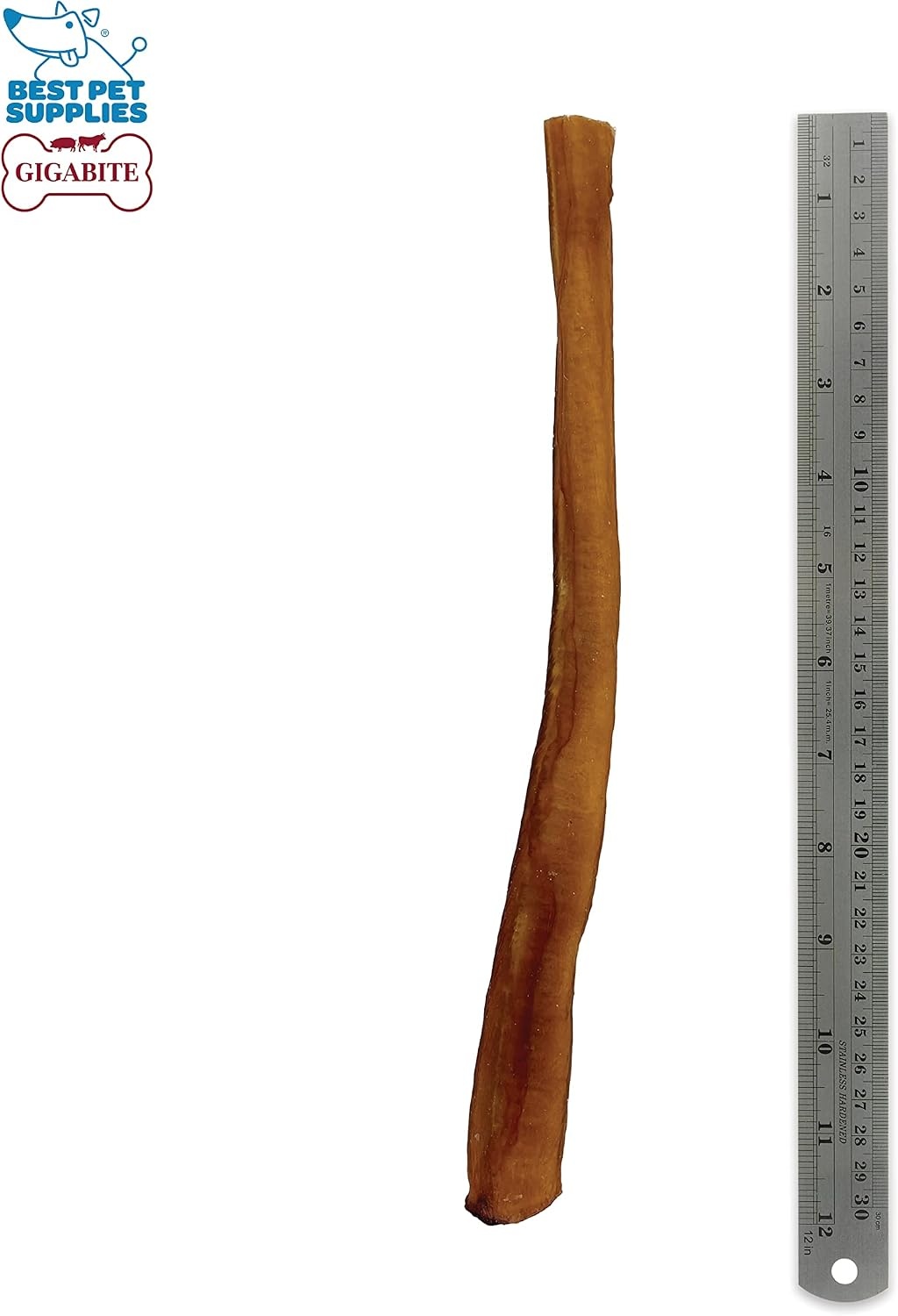 image:imageGigaBite Bully Sticks for Dogs All Natural Beef Pizzle Dog Chews Odor amp Rawhide Free Dog Treats Long Lasting High Protein Chews Digestible Dental Dog Treat Sticks Monstrous 6 Pack of 812inch