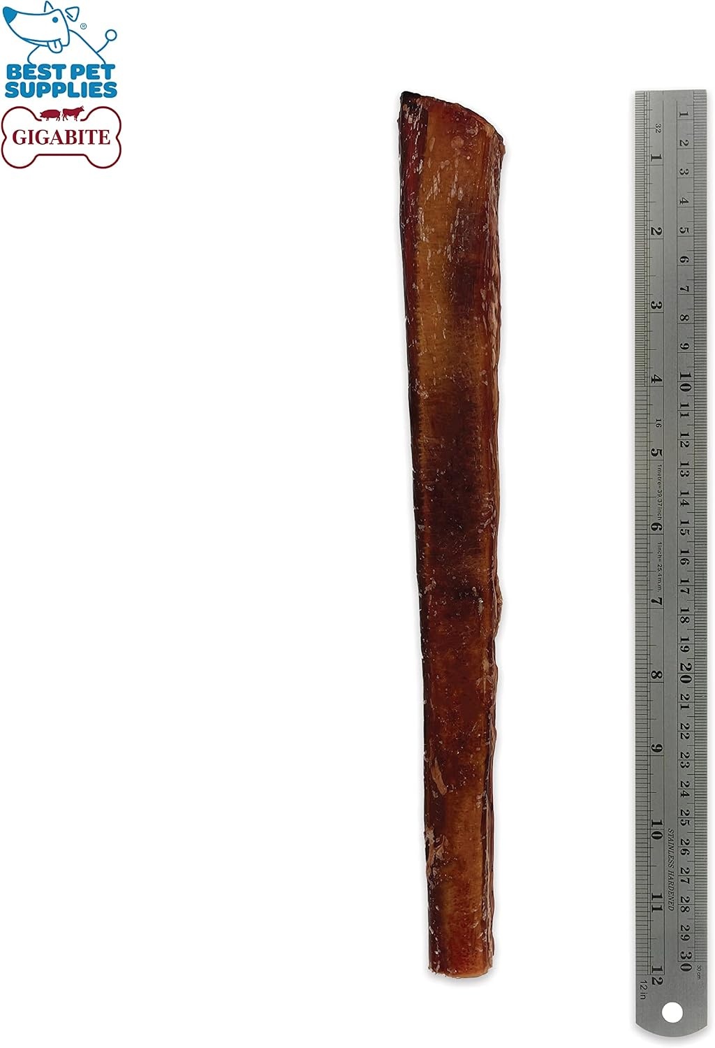 image:imageGigaBite Bully Sticks for Dogs All Natural Beef Pizzle Dog Chews Odor amp Rawhide Free Dog Treats Long Lasting High Protein Chews Digestible Dental Dog Treat Sticks Monstrous 6 Pack of 812inch