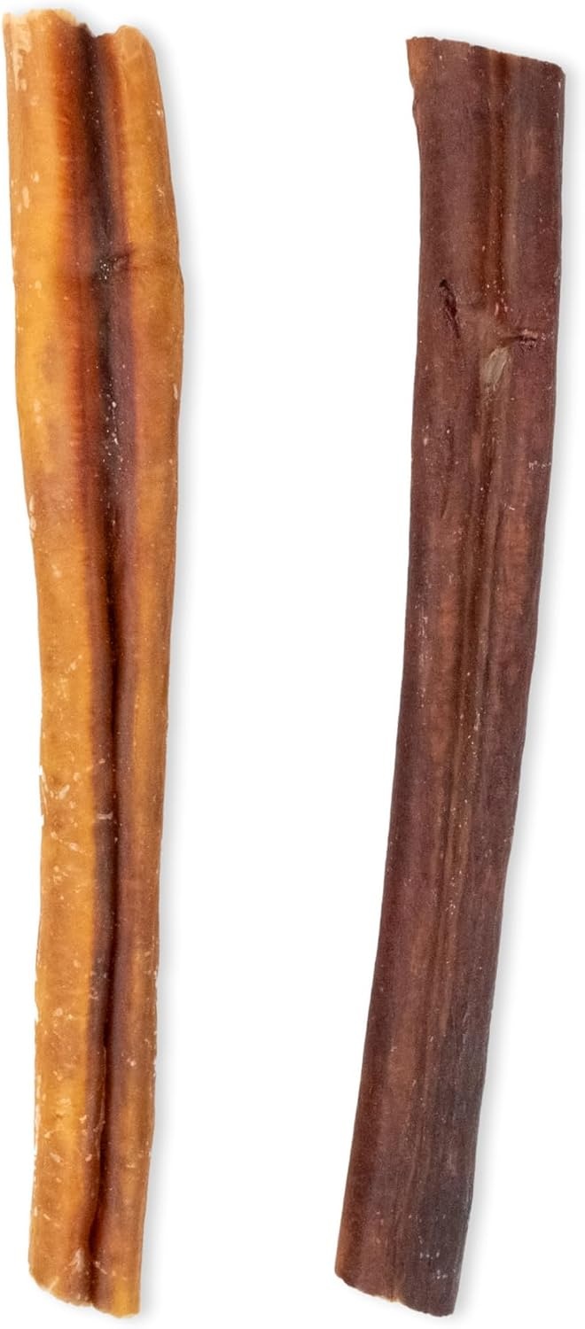 image:imageGigaBite Bully Sticks for Dogs All Natural Beef Pizzle Dog Chews Odor amp Rawhide Free Dog Treats Long Lasting High Protein Chews Digestible Dental Dog Treat Sticks Monstrous 6 Pack of 86inch