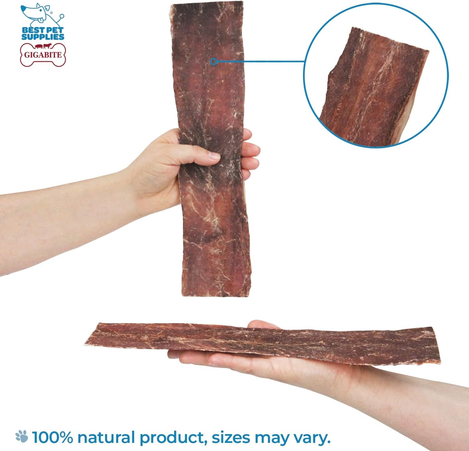 image:imageGigaBite Bully Sticks for Dogs All Natural Beef Pizzle Dog Chews Odor amp Rawhide Free Dog Treats Long Lasting High Protein Chews Digestible Dental Dog Treat Sticks Regular 6 1 PoundEsophagus Strips