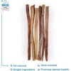 GigaBite Bully Sticks for Dogs All Natural Beef Pizzle Dog Chews, Odor & Rawhide Free Dog Treats, Long Lasting High Protein Chews Digestible Dental Dog Treat – Sticks (Monstrous 6″), Pack of 8(12-inch)