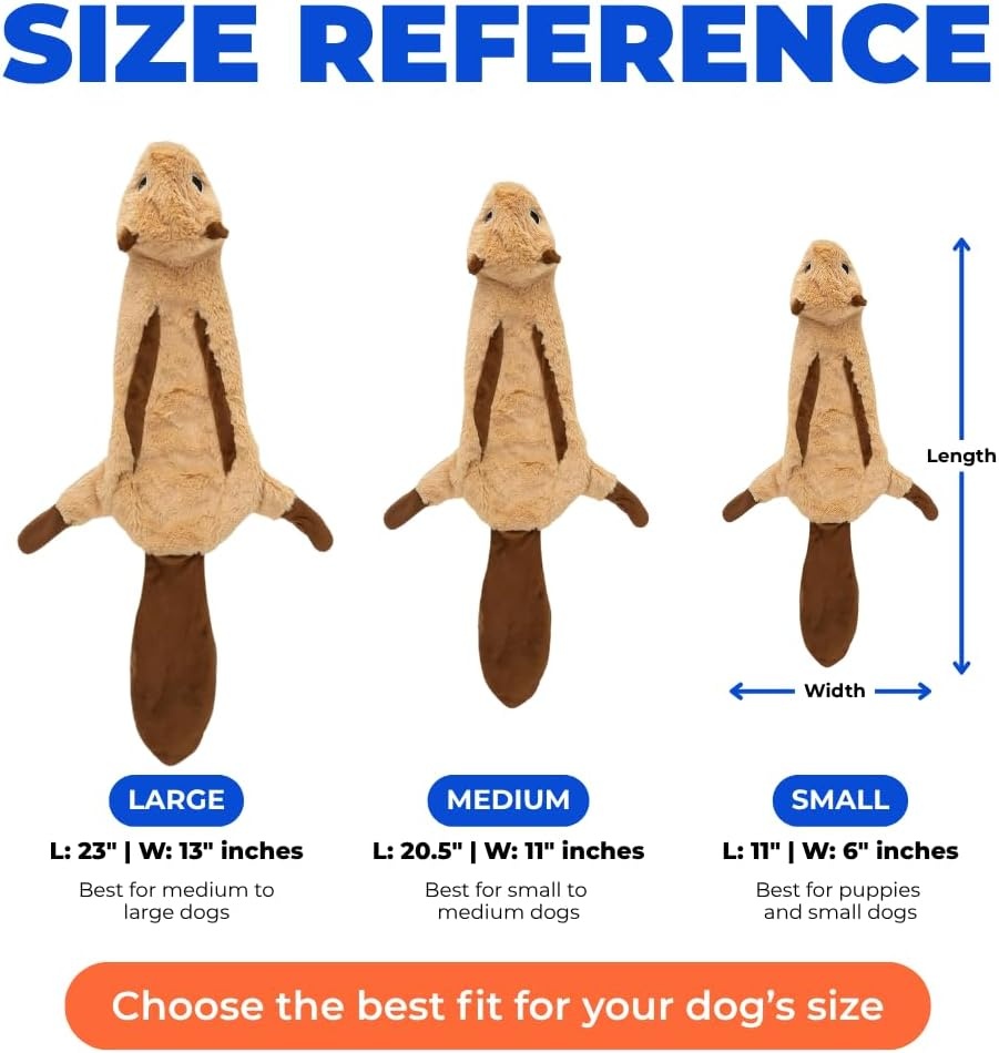image:imageBest Pet Supplies Squeaky Dog Toys with Soft Durable Fabric for Small Medium and Large Pets Interactive Toy for Indoor Play Supports Active Biting and Play Fuchsia Green MediumBrown Snow Leopard