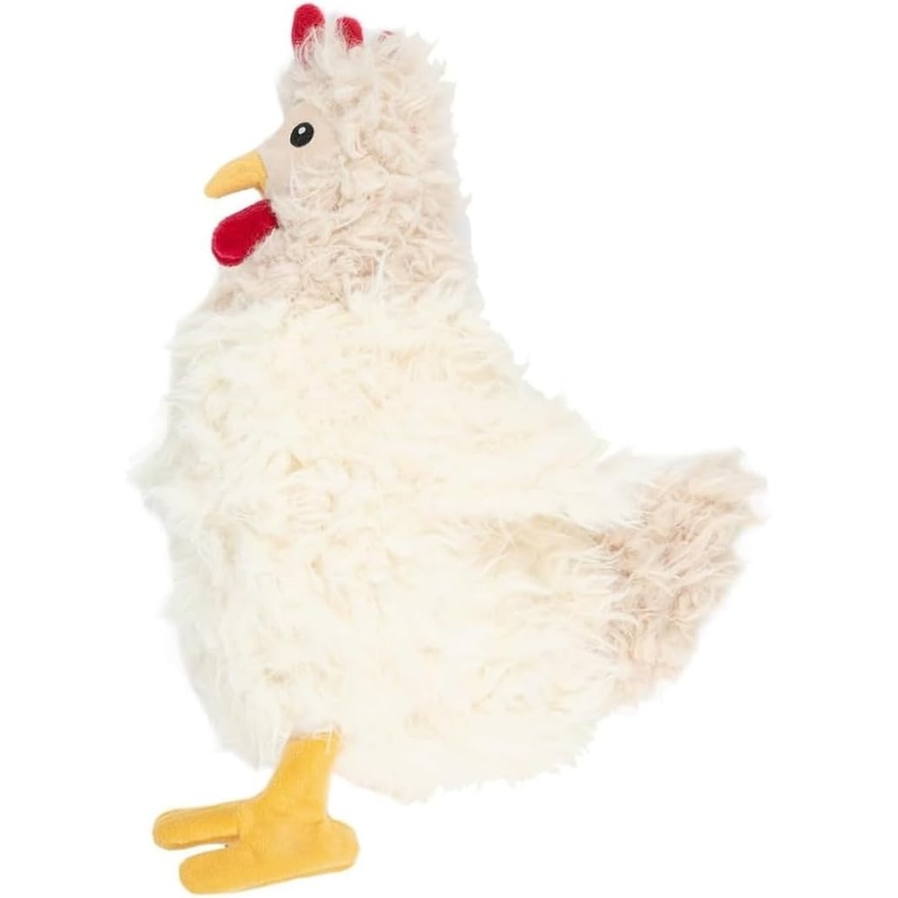 image:imageBest Pet Supplies Interactive Squeaky Dog Chew Toy Ideal Dog Toys for Chewers Small Medium amp Large Dogs and Fetch Lovers Tennis Yellow Medium Pack of 4Crinkle Chicken Beige