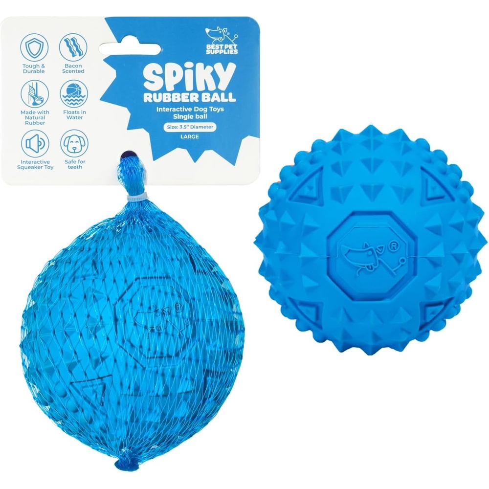 image:imageBest Pet Supplies Squeaky Dog Toys with Soft Durable Fabric for Small Medium and Large Pets Interactive Toy for Indoor Play Supports Active Biting and Play Fuchsia Green MediumBlue