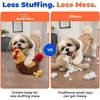 Best Pet Supplies Interactive Squeaky Dog Chew Toy, Ideal Dog Toys for Chewers, Small, Medium & Large Dogs, and Fetch Lovers – Tennis (Yellow), Medium (Pack of 4)(Crinkle Chicken (Wine Red))
