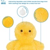 Best Pet Supplies Interactive Squeaky Dog Chew Toy, Ideal Dog Toys for Chewers, Small, Medium & Large Dogs, and Fetch Lovers – Tennis (Yellow), Medium (Pack of 4)(Crinkle Chicken (Yellow))