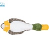 Best Pet Supplies Interactive Squeaky Dog Chew Toy, Ideal Dog Toys for Chewers, Small, Medium & Large Dogs, and Fetch Lovers – Tennis (Yellow), Medium (Pack of 4)(Mallard Duck (Brown))