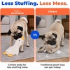 Best Pet Supplies Interactive Squeaky Dog Chew Toy, Ideal Dog Toys for Chewers, Small, Medium & Large Dogs, and Fetch Lovers – Tennis (Yellow), Medium (Pack of 4)(Crinkle Duck (White))