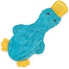 Best Pet Supplies Interactive Squeaky Dog Chew Toy, Ideal Dog Toys for Chewers, Small, Medium & Large Dogs, and Fetch Lovers – Tennis (Yellow), Medium (Pack of 4)(Crinkle Duck (Yellow  Purple & Turquoise))