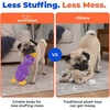 Best Pet Supplies Interactive Squeaky Dog Chew Toy, Ideal Dog Toys for Chewers, Small, Medium & Large Dogs, and Fetch Lovers – Tennis (Yellow), Medium (Pack of 4)(aCrinkle Duck (Light Purple))