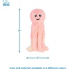 Best Pet Supplies Interactive Squeaky Dog Chew Toy, Ideal Dog Toys for Chewers, Small, Medium & Large Dogs, and Fetch Lovers – Tennis (Yellow), Medium (Pack of 4)(Octomutant (Pink))