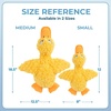 Best Pet Supplies Interactive Squeaky Dog Chew Toy, Ideal Dog Toys for Chewers, Small, Medium & Large Dogs, and Fetch Lovers – Tennis (Yellow), Medium (Pack of 4)(Ducky Doodle (Yellow))