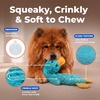 Best Pet Supplies Interactive Squeaky Dog Chew Toy, Ideal Dog Toys for Chewers, Small, Medium & Large Dogs, and Fetch Lovers – Tennis (Yellow), Medium (Pack of 4)(Various Style-Color)