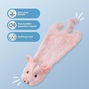 Best Pet Supplies Squeaky Dog Toys with Soft Durable Fabric for Small, Medium and Large Pets Interactive Toy for Indoor Play, Supports Active Biting and Play – Fuchsia, Green, Medium(Pig)