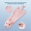 Best Pet Supplies Squeaky Dog Toys with Soft Durable Fabric for Small, Medium and Large Pets Interactive Toy for Indoor Play, Supports Active Biting and Play – Fuchsia, Green, Medium(Pig)