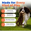 Best Pet Supplies Squeaky Dog Toys with Soft Durable Fabric for Small, Medium and Large Pets Interactive Toy for Indoor Play, Supports Active Biting and Play – Fuchsia, Green, Medium(Brown Monkey)