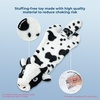 Best Pet Supplies Squeaky Dog Toys with Soft Durable Fabric for Small, Medium and Large Pets Interactive Toy for Indoor Play, Supports Active Biting and Play – Fuchsia, Green, Medium(Multicolor/Sheep & Cow)