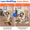 Best Pet Supplies Squeaky Dog Toys with Soft Durable Fabric for Small, Medium and Large Pets Interactive Toy for Indoor Play, Supports Active Biting and Play – Fuchsia, Green, Medium(Brown Snow Leopard)