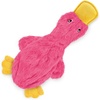 Best Pet Supplies Interactive Squeaky Dog Chew Toy, Ideal Dog Toys for Chewers, Small, Medium & Large Dogs, and Fetch Lovers – Tennis (Yellow), Medium (Pack of 4)(Crinkle Duck (Light Pink))