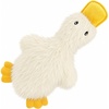 Best Pet Supplies Interactive Squeaky Dog Chew Toy, Ideal Dog Toys for Chewers, Small, Medium & Large Dogs, and Fetch Lovers – Tennis (Yellow), Medium (Pack of 4)(Crinkle Duck (White))