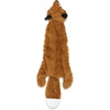 Best Pet Supplies Squeaky Dog Toys with Soft Durable Fabric for Small, Medium and Large Pets Interactive Toy for Indoor Play, Supports Active Biting and Play – Fuchsia, Green, Medium(Brown/Fox)