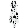 Best Pet Supplies Squeaky Dog Toys with Soft Durable Fabric for Small, Medium and Large Pets Interactive Toy for Indoor Play, Supports Active Biting and Play – Fuchsia, Green, Medium(Cow)