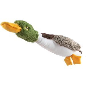 Best Pet Supplies Interactive Squeaky Dog Chew Toy, Ideal Dog Toys for Chewers, Small, Medium & Large Dogs, and Fetch Lovers – Tennis (Yellow), Medium (Pack of 4)(Mallard Duck (Brown))